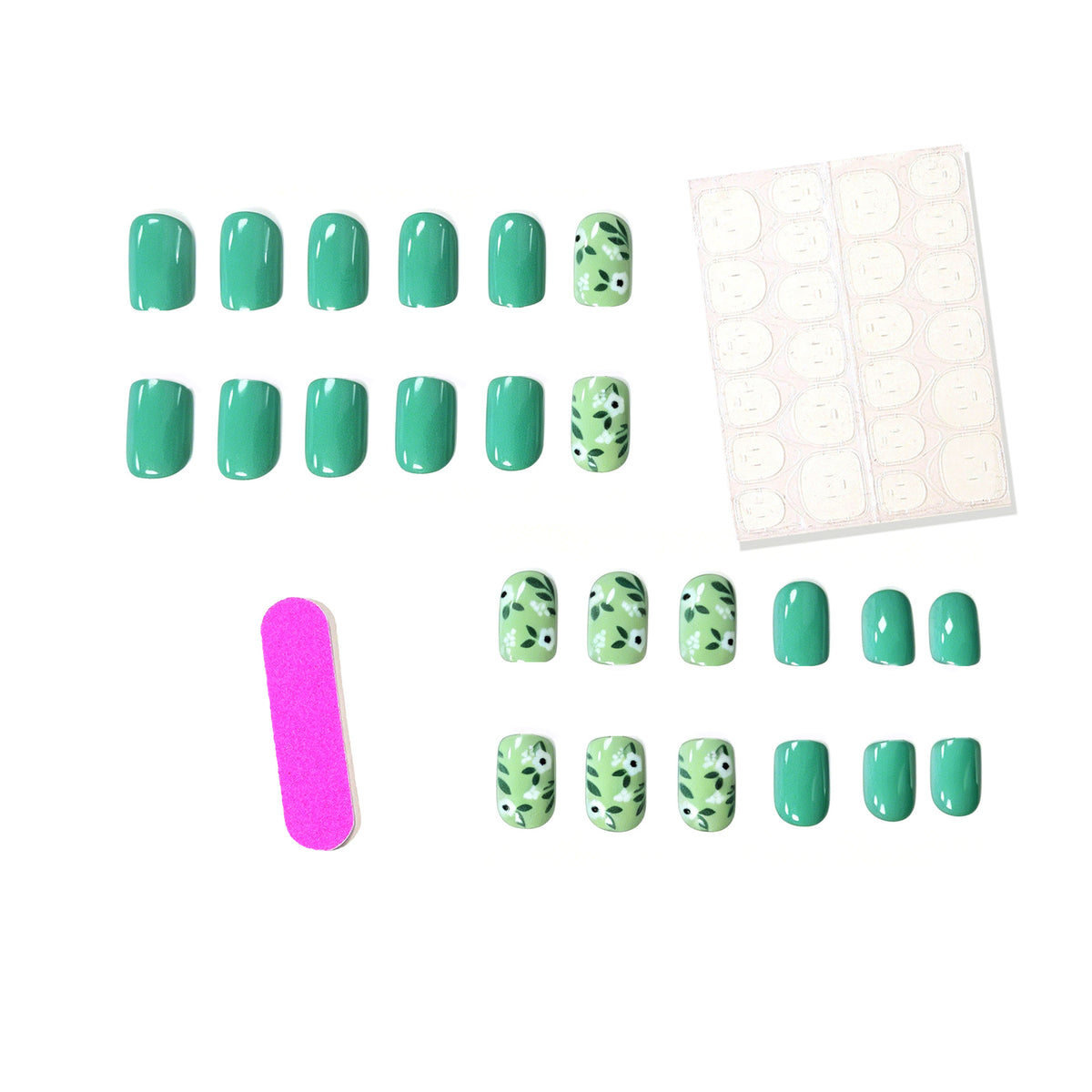 Blütenmuster Nagelaufkleber Brehn