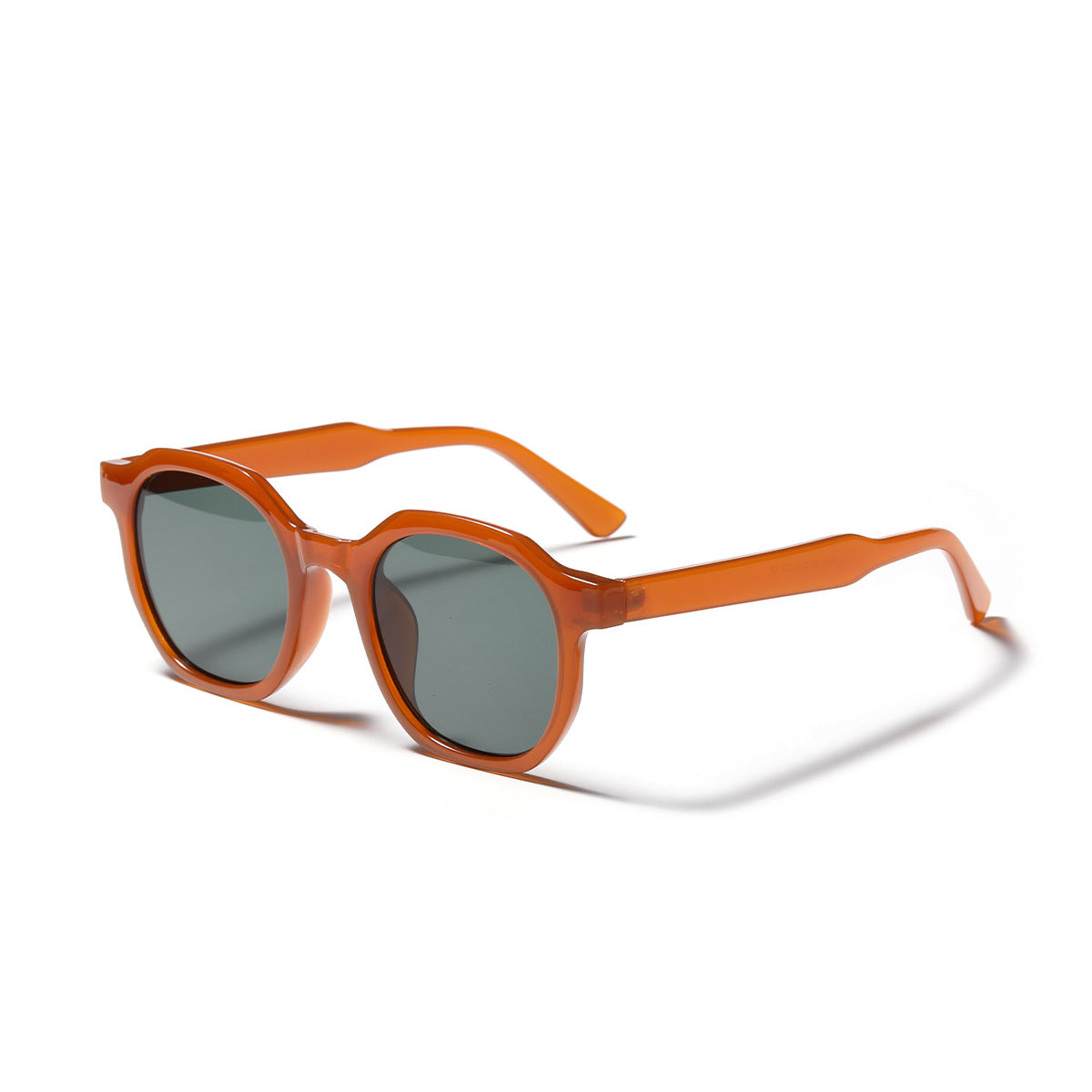 Damen stylische Sonnenbrille mit klarem Rahmen und polarisierten Gläsern Brehn