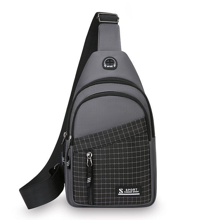 Kompakte Multi-Taschen Sport-Sling-Tasche