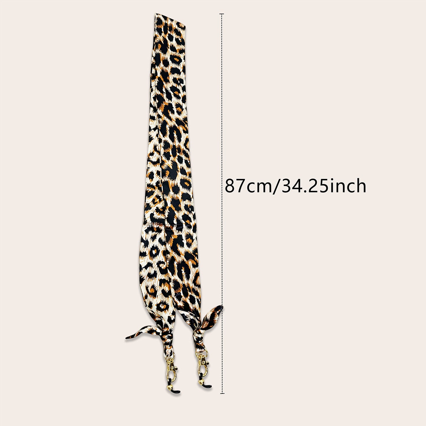 Stilvolle Leopardenmuster Brillenband Brehn