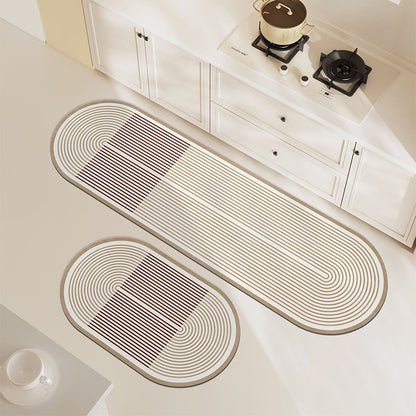 Modern geometrischer Küchenläufer Teppich