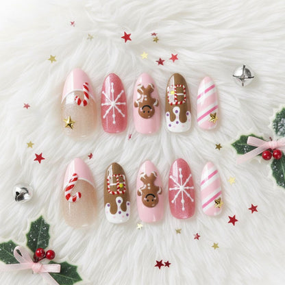 Weihnachtskunstnägel Brehn