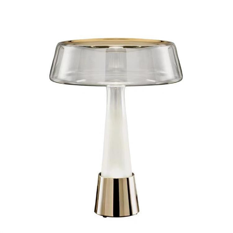 Zeitgenössische Glastischlampe