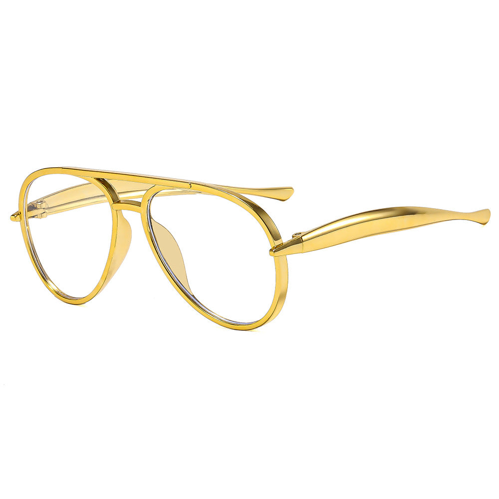 Herren Premium Metallrahmen Aviator Sonnenbrille Brehn