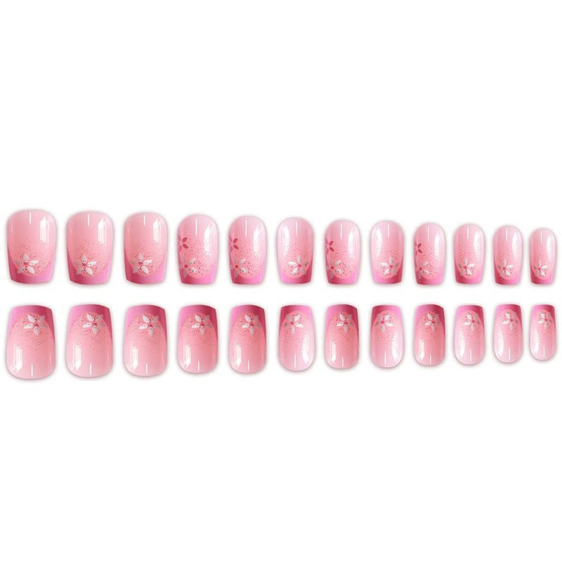 Floral Ombre Nagel Wraps Brehn