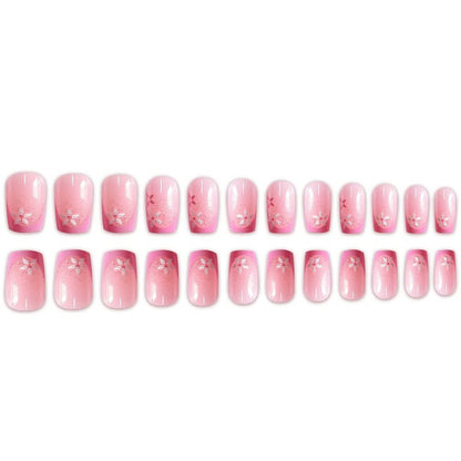 Floral Ombre Nagel Wraps Brehn