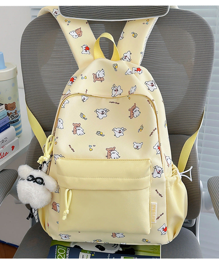 Niedlicher cartoon-themed Schulrucksack