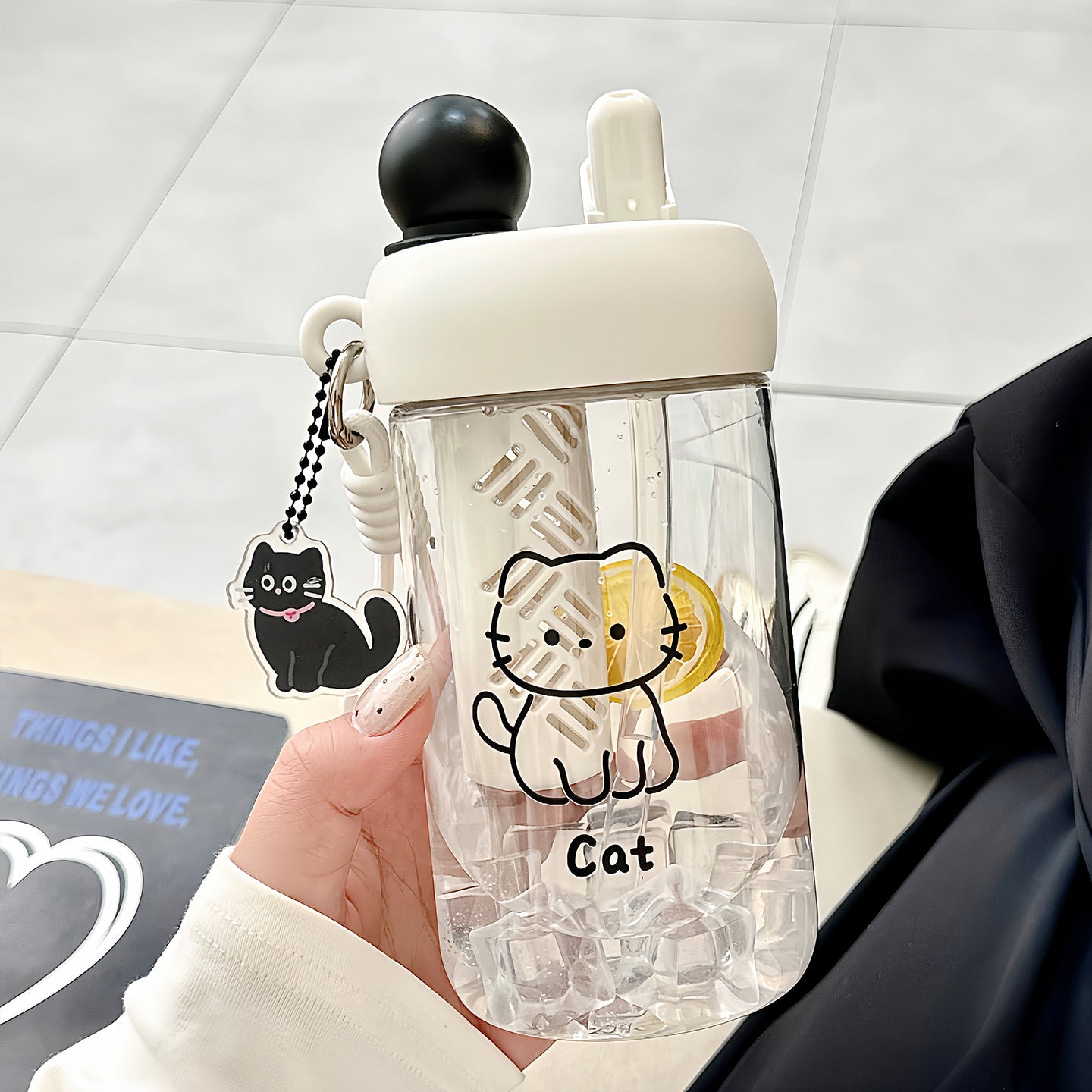 Damen Trinkflasche mit verspieltem Design Brehn