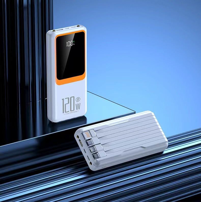 Hochleistungs-Powerbank mit Display und Schnellladefunktion Brehn