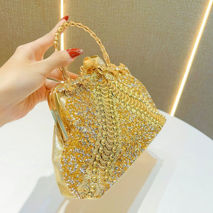 Glamouröse handgefertigte Abendtasche