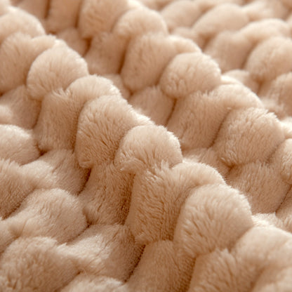 Damen Flauschige und strukturierte Kuscheldecke Brehn