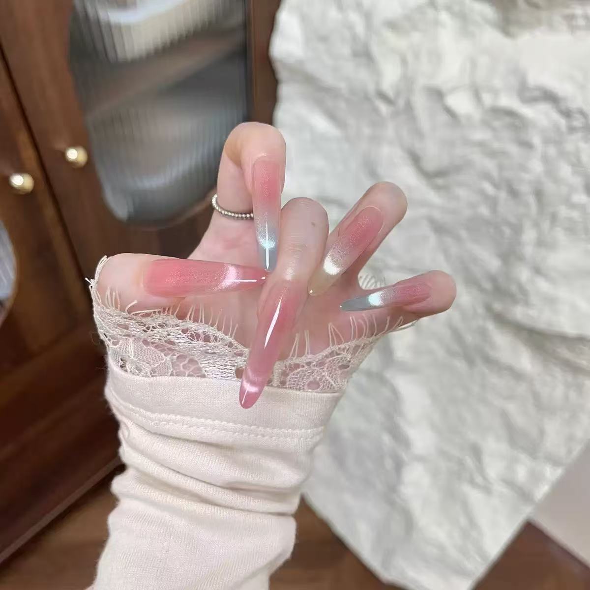 Ombre Press-On Nagelset