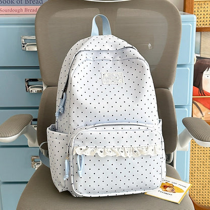 Charmanter gepunkteter Schulrucksack Brehn
