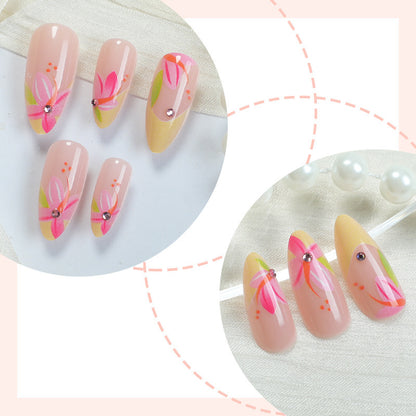 Elegantes Florales Nagelkunstset Brehn