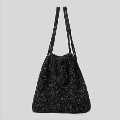 Leichte gestreifte Häkel-Tasche