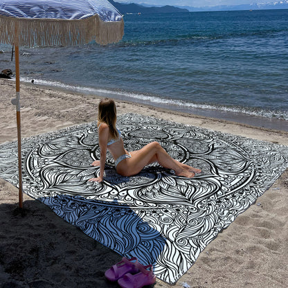 Mandala Design Strandmatte Brehn