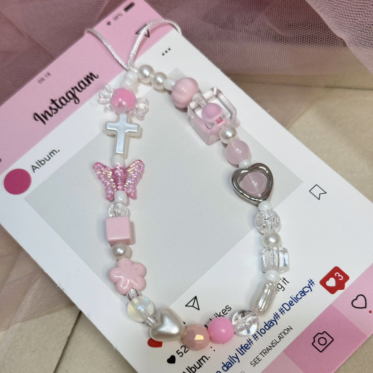 Farbenfrohes Charm-Armband Brehn