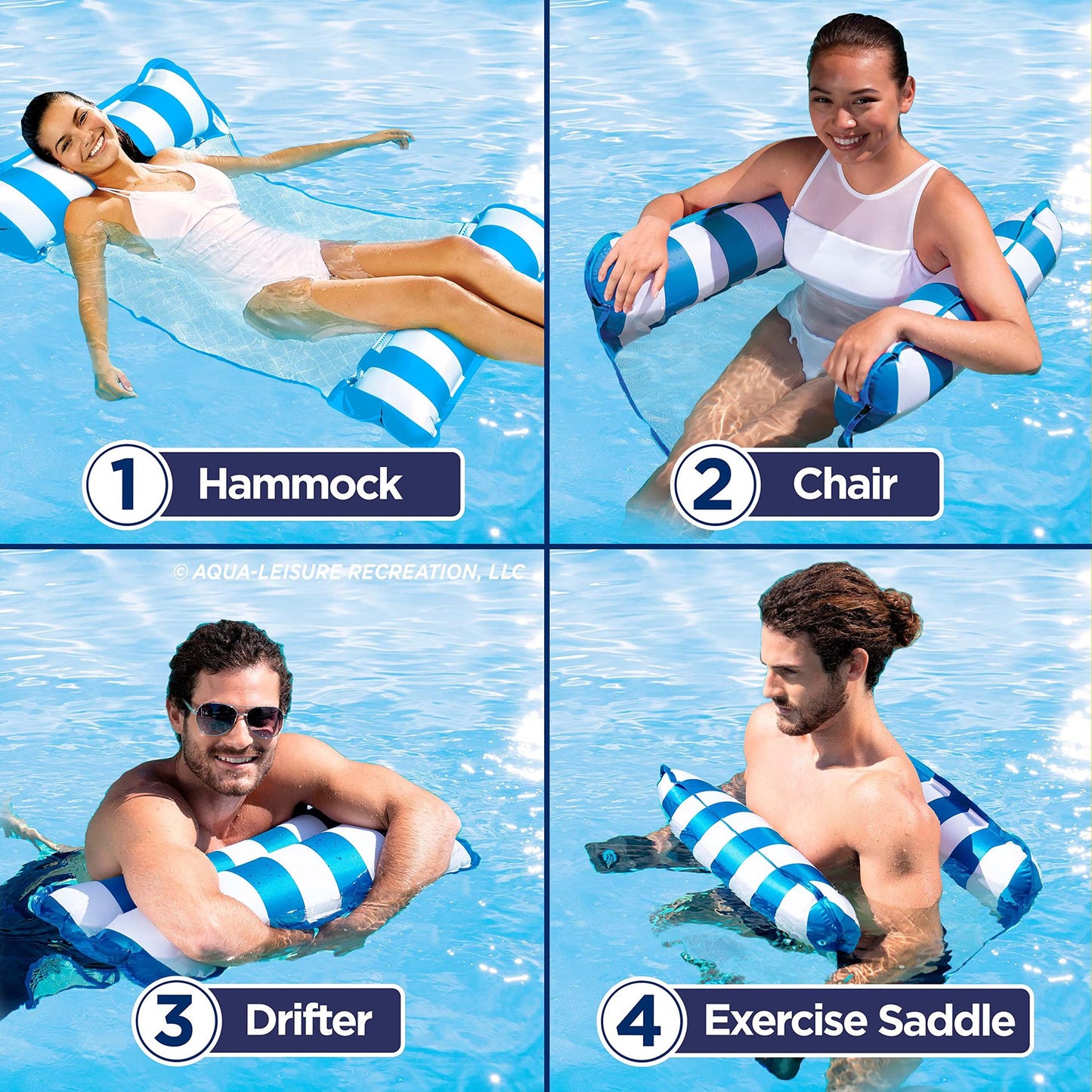 Unisex Aufblasbare Wasserliege mit Netzstruktur Brehn