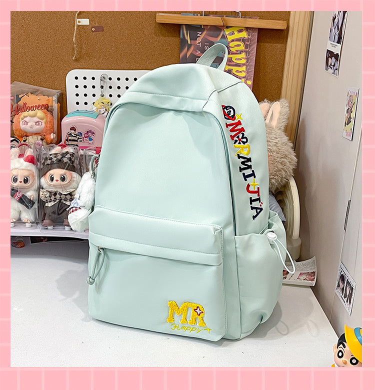 Lässiger Mehrfach-Taschen Schulrucksack