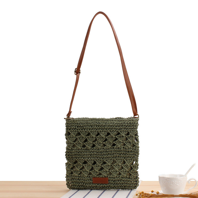 Handtasche mit Modischem Flechtmuster Brehn