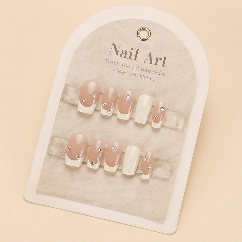 Luxus Press-On Nagelset mit Strassakzenten Brehn
