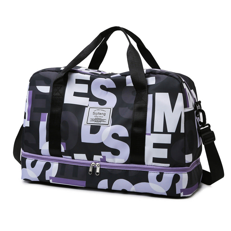 Stylische Grafikdruck Reise Duffle Tasche