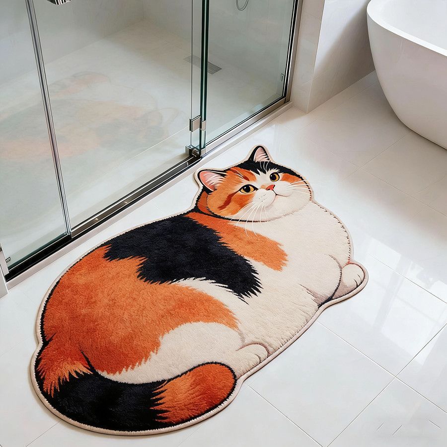 Katzenförmige Badmatte Brehn