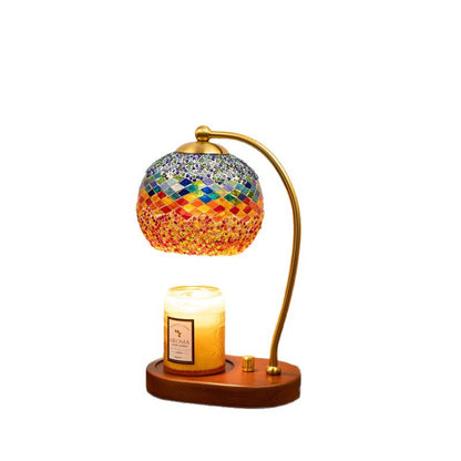 Mosaikglas-Tischlampe