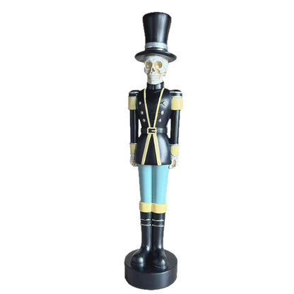 Dekorative Skelettfigur im Militär-Look Brehn
