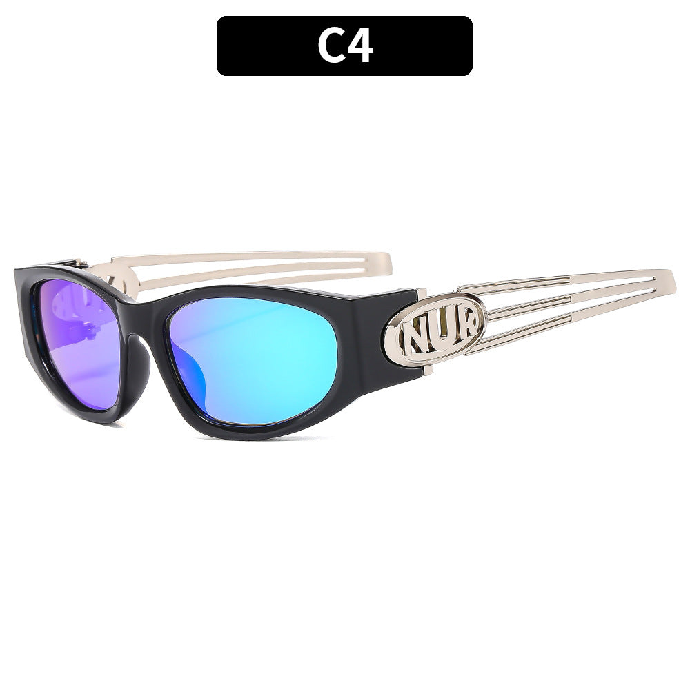 Sportliche Katzenaugen-Sonnenbrille