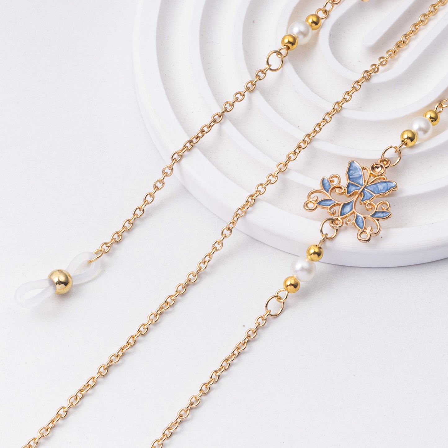 Zarte florale Brillenketten Brehn