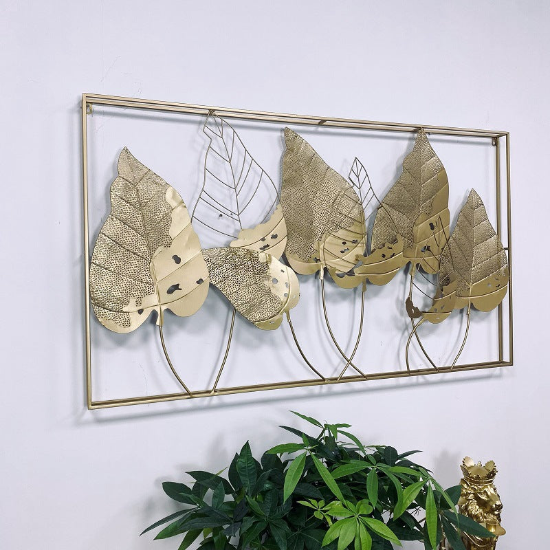Dekorative Metallblatt-Wandkunstskulptur Brehn 1789208555
