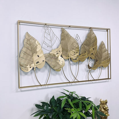 Dekorative Metallblatt-Wandkunstskulptur Brehn 1789208555