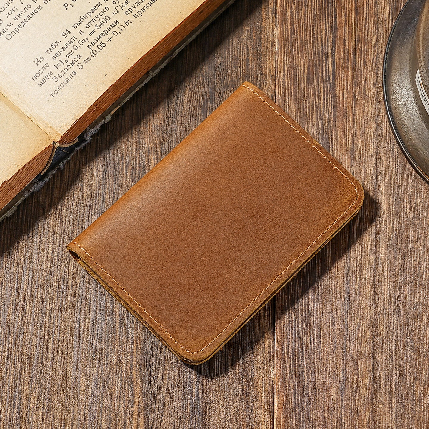 Premium Leder Bi-Fold Kartenbörse