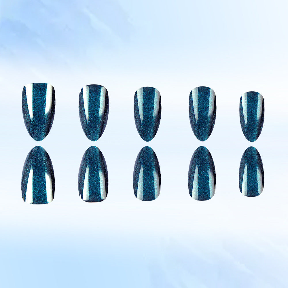 Premium Glänzende Stiletto Press-On Nägel Brehn