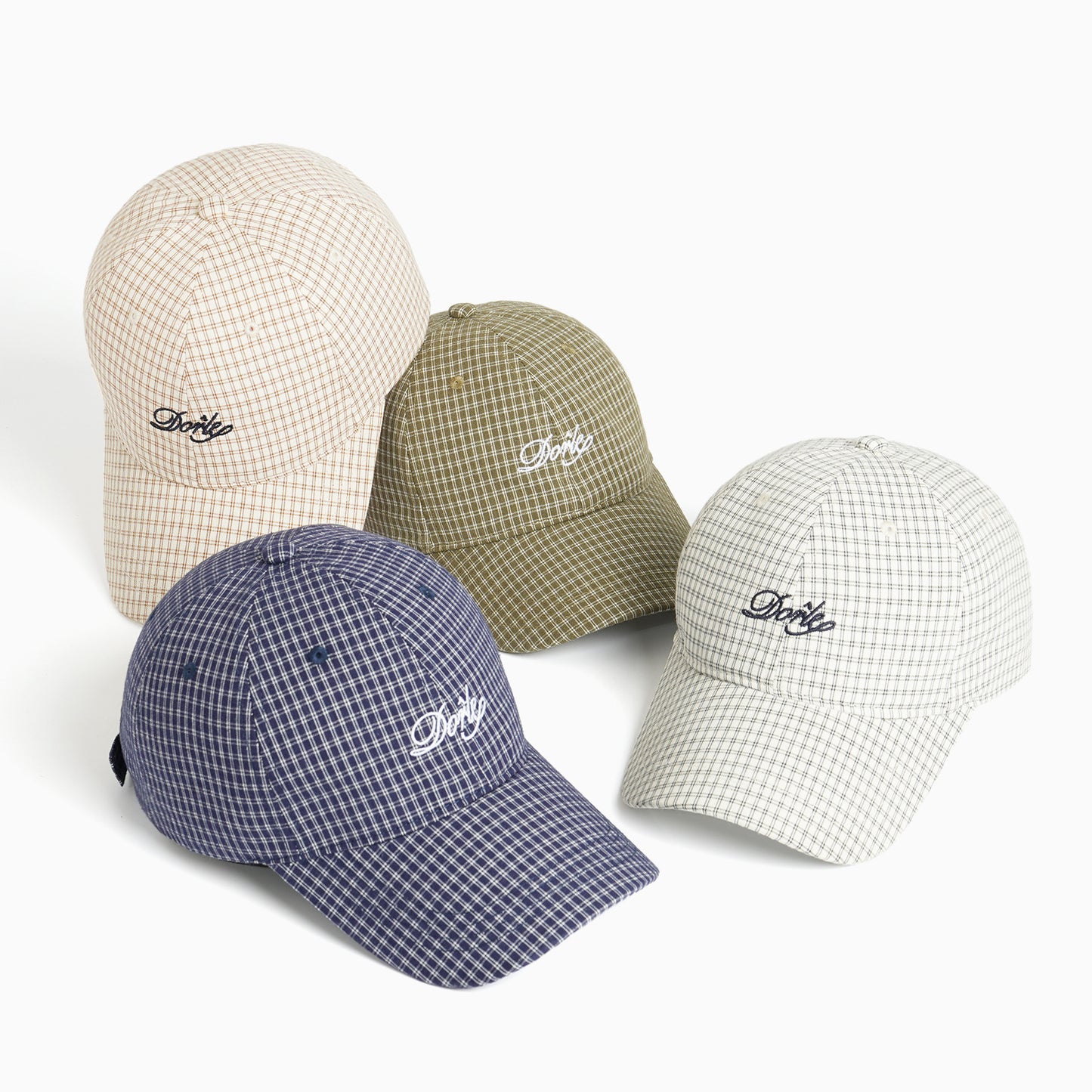 Damen Sportliche Karierte Cap Brehn