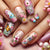 Floral Art Press-On Nägel Set Brehn