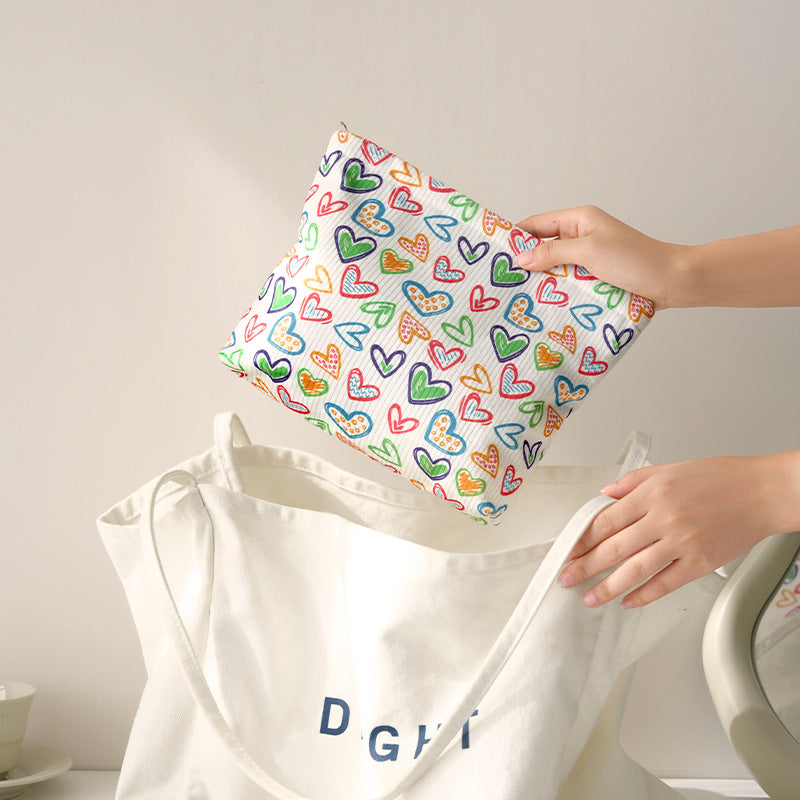 Verspielt Bogenmuster Make-up Tasche Brehn