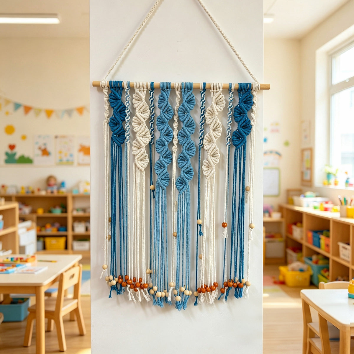 Floral Macrame Wandbehang Brehn