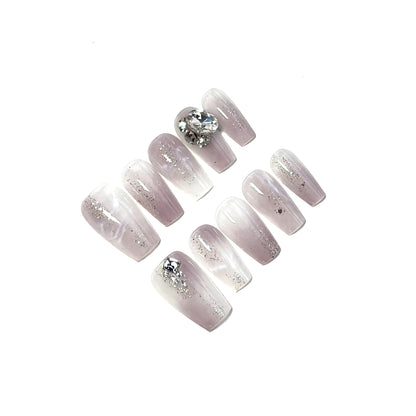 Schmetterlings-verzierte Press-On Nagelset
