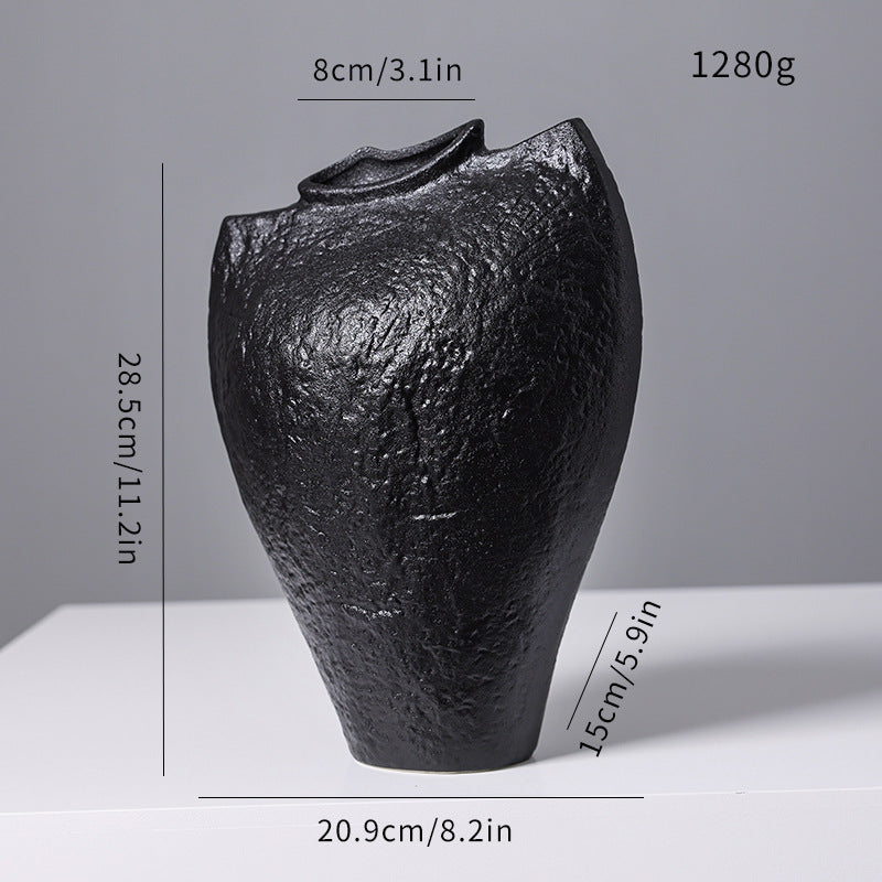 Abstrakte dekorative Keramikvase Brehn