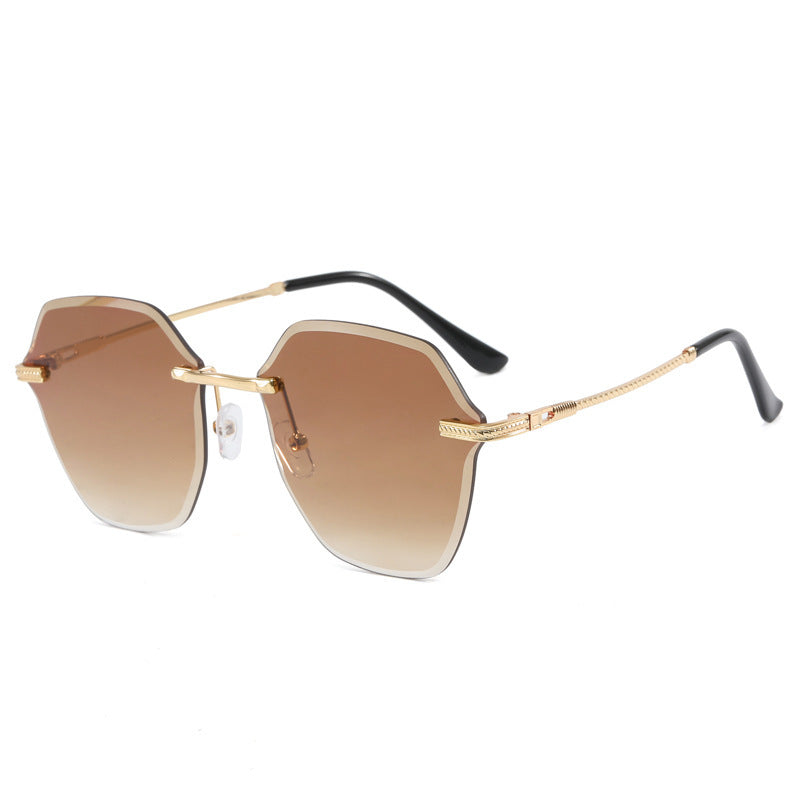 Damen modische Sonnenbrille im luxuriösen Achteckdesign Brehn