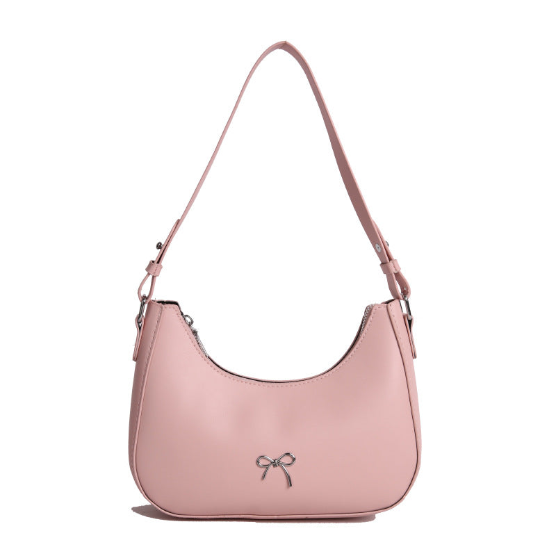 Stylische Bow Detail Schultertasche Brehn