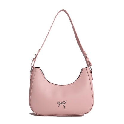 Stylische Bow Detail Schultertasche Brehn