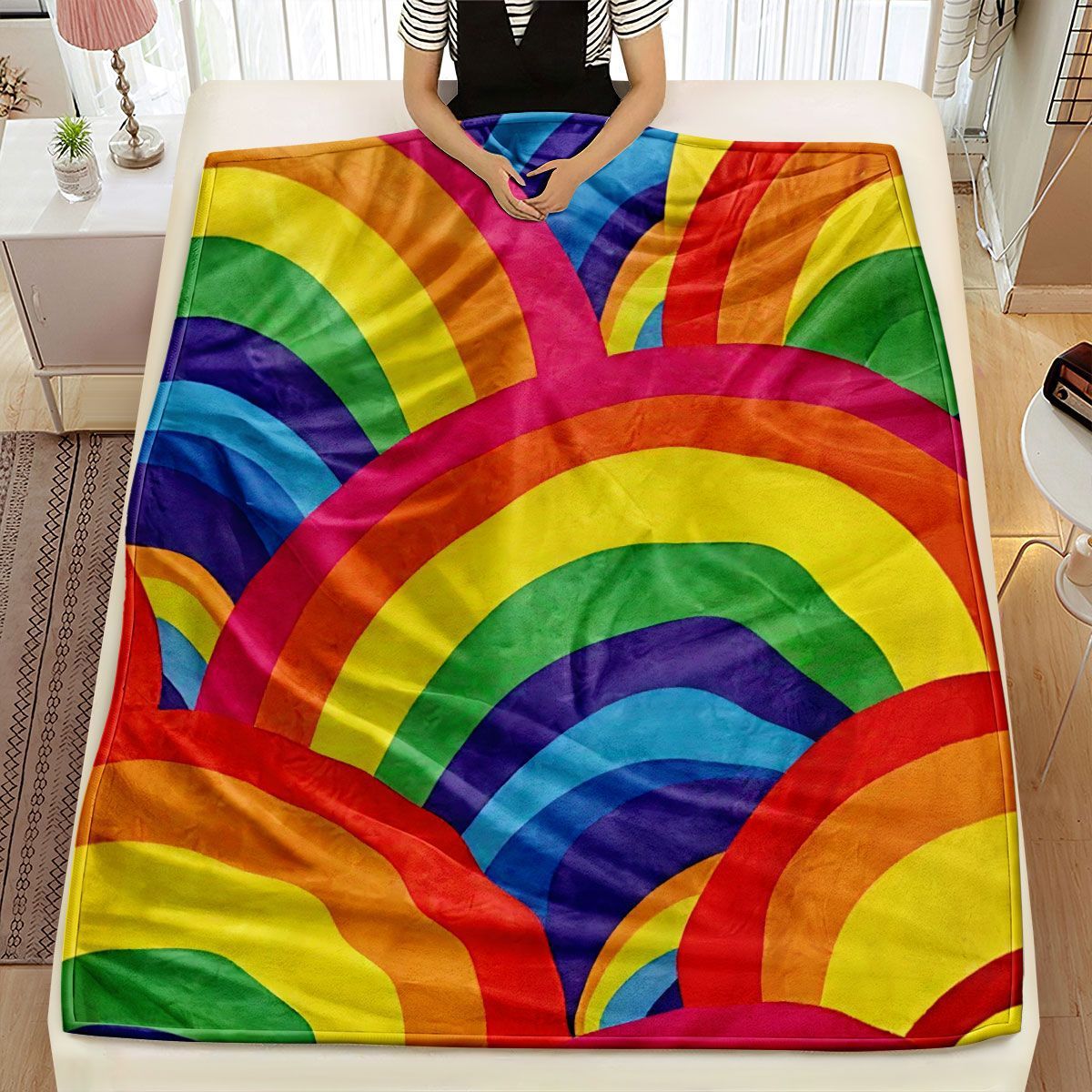 Bunte Weiche Fleece-Decke