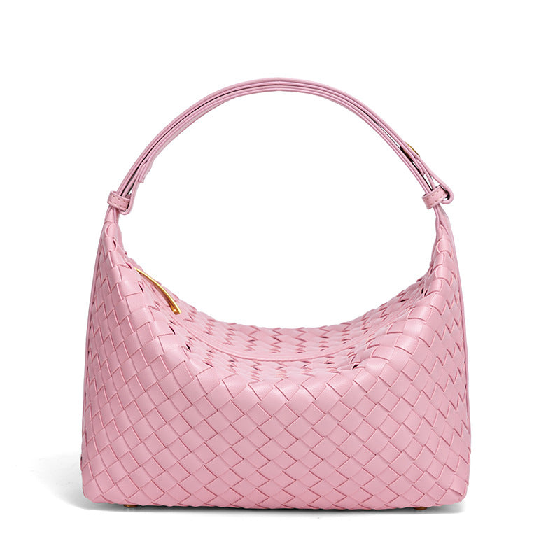 Geflochtene Vegane Leder Schultertasche Brehn