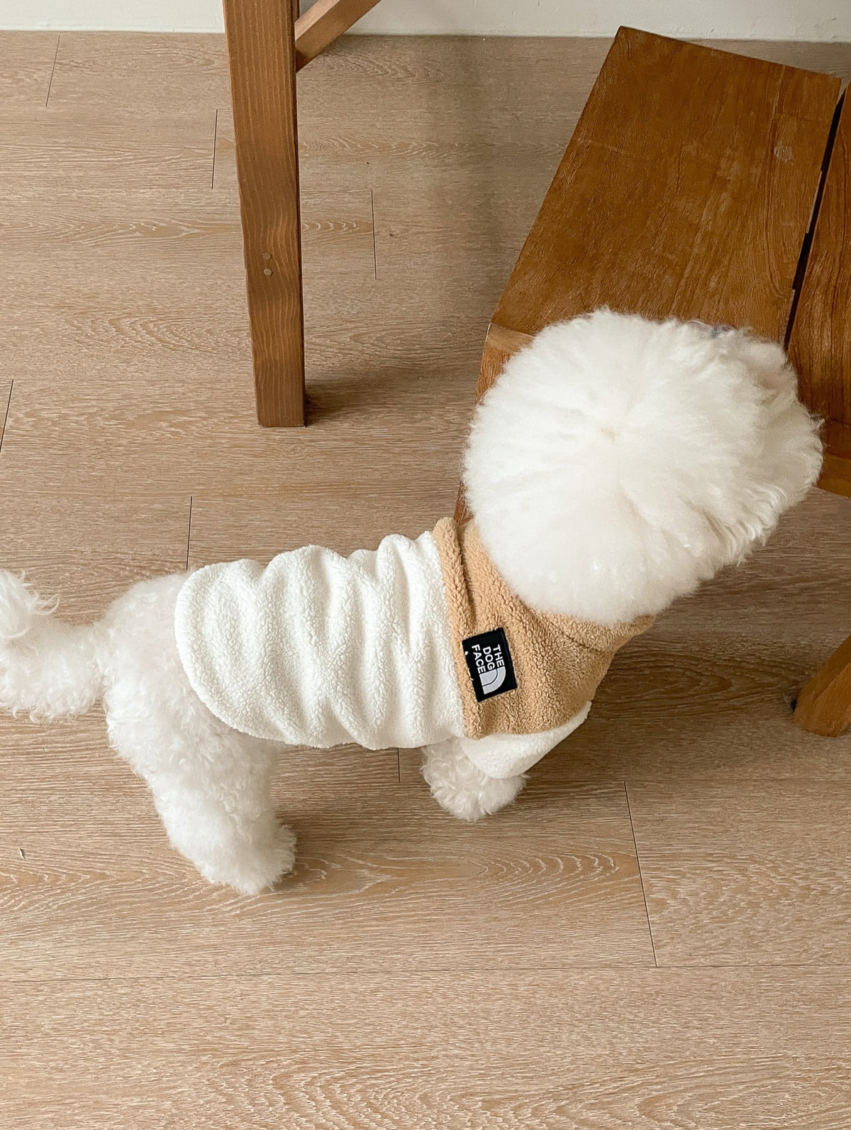 Plüsch Sherpa Fleece Wendbarer Hundepullover Geschirr