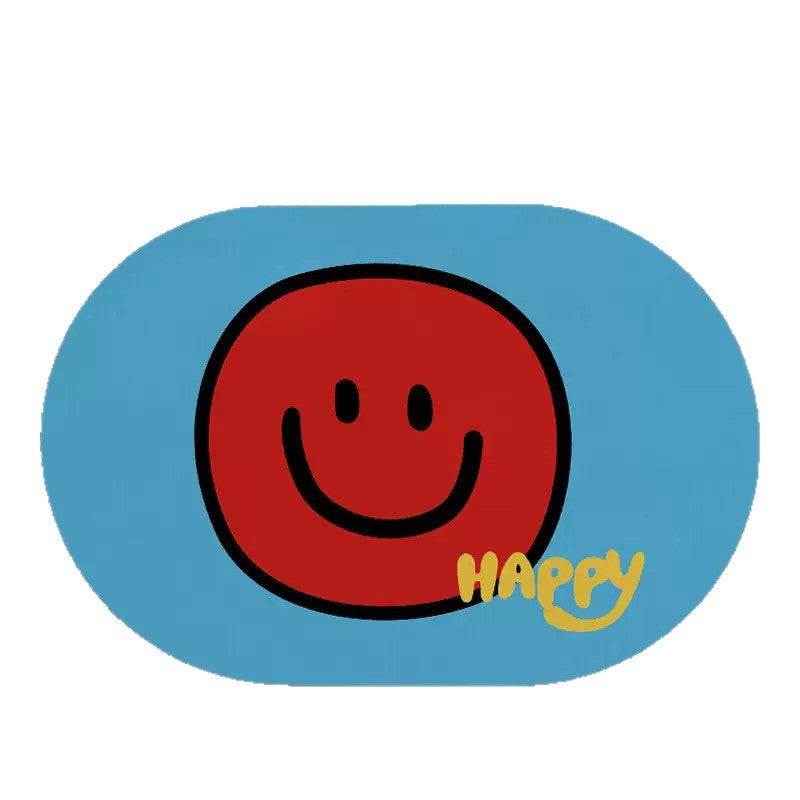 Spaß Smiley Gesicht Bereich Teppich Brehn