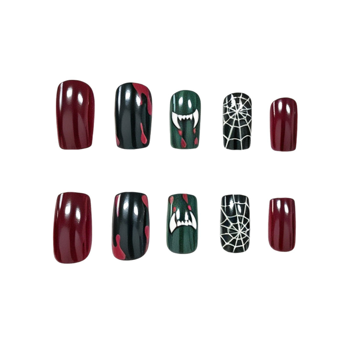 Halloween-Themen Dekorative Acryl-Nagelkunstverlängerungen Brehn