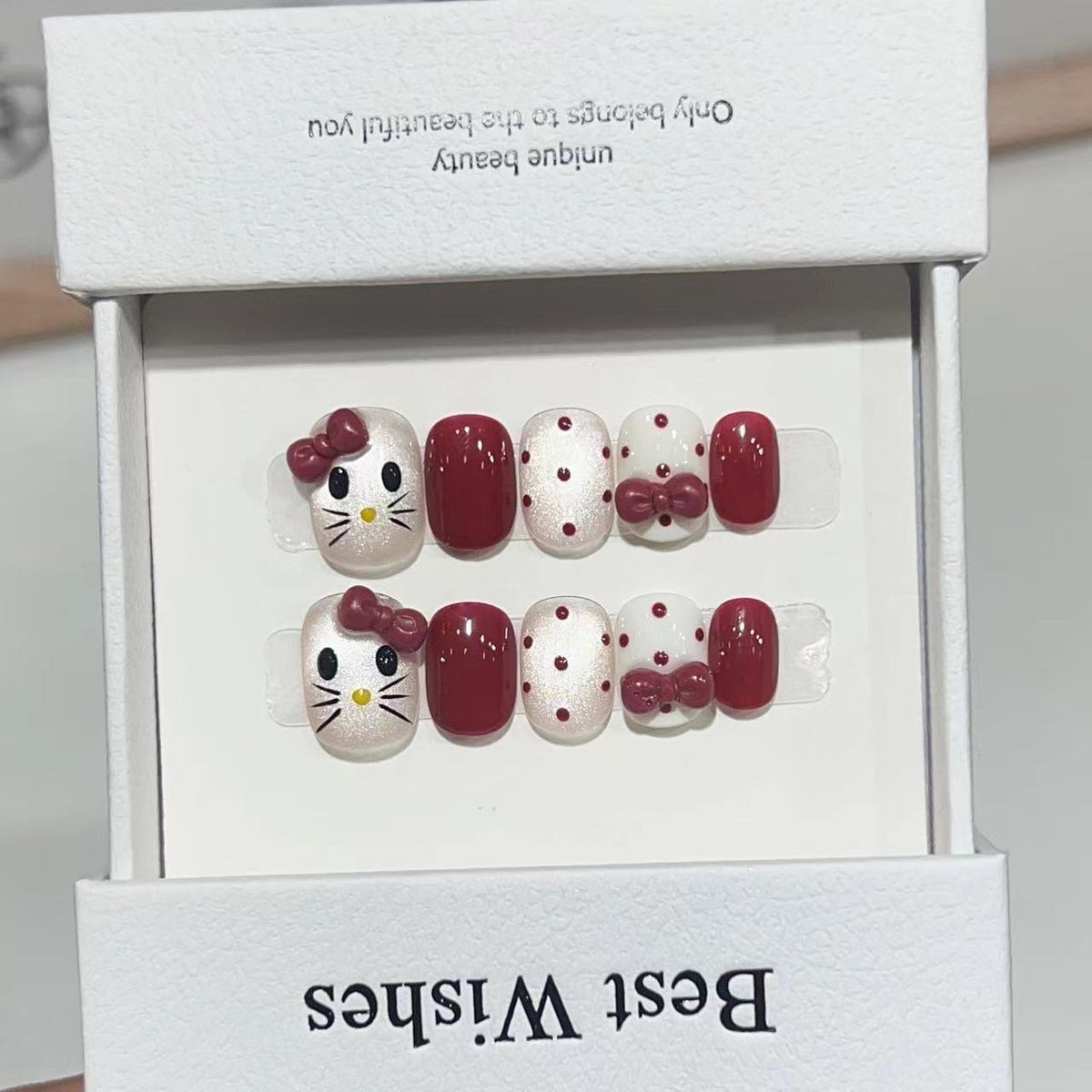 Cartoon Charakter Thema Nagelkunst Set Brehn